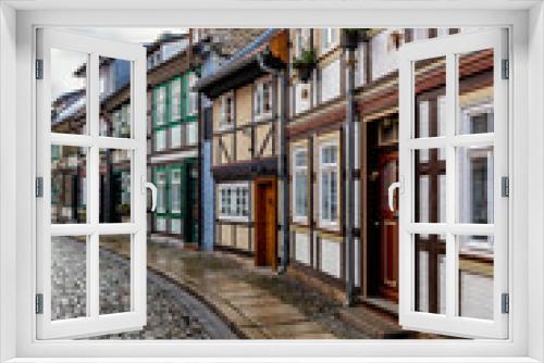 Fototapeta Naklejka Na Ścianę Okno 3D - Erkundungstour durch die wunderschöne Altstadt von Wernigerode vor den Toren des Harzes - Sachsen-Anhalt - Deutschland