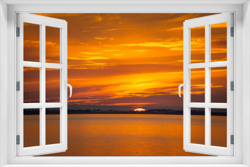 Fototapeta Naklejka Na Ścianę Okno 3D - Sonnenaufgang über der Ostsee
