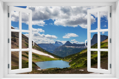 Fototapeta Naklejka Na Ścianę Okno 3D - Glacier Park
