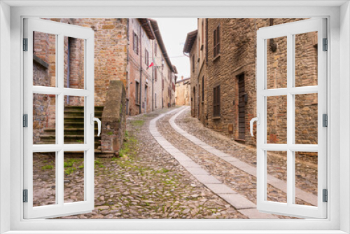 Fototapeta Naklejka Na Ścianę Okno 3D - Castell Arquato, Emilia Romagna, Italy