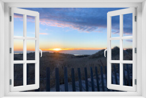 Fototapeta Naklejka Na Ścianę Okno 3D - sunset beach