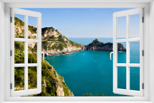 Fototapeta Naklejka Na Ścianę Okno 3D - Costiera amalfitana