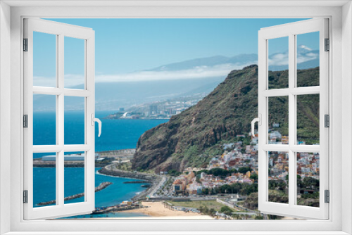 Fototapeta Naklejka Na Ścianę Okno 3D - widok na plaże i ocean