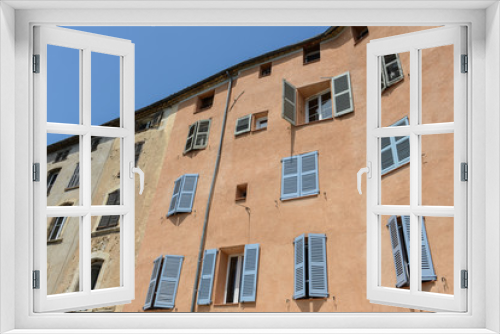 Fototapeta Naklejka Na Ścianę Okno 3D - Exterior of French Homes