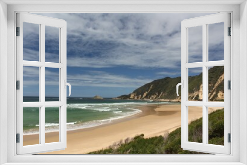 Fototapeta Naklejka Na Ścianę Okno 3D - Sandy beach at Western Cape