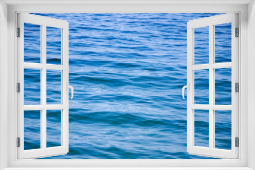 Fototapeta Naklejka Na Ścianę Okno 3D - Abstract sea background smooth waves of blue water
