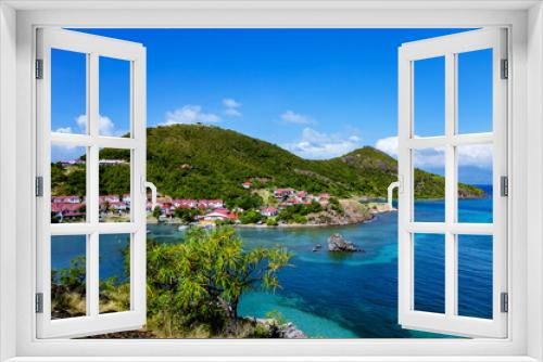 Fototapeta Naklejka Na Ścianę Okno 3D - Bay of Marigot, Terre-de-Haut, Iles des Saintes, Les Saintes, Guadeloupe, Lesser Antilles, Caribbean.