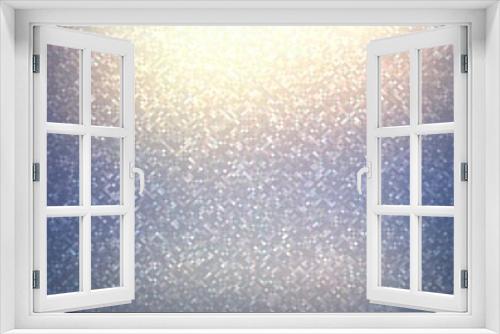 Fototapeta Naklejka Na Ścianę Okno 3D - Shimmer crystal texture blue color. Bright shine effect empty glittering background.