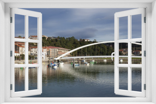 Fototapeta Naklejka Na Ścianę Okno 3D - Bridge of Plentzia, Bizkaia, Spain