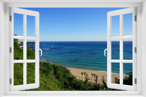 Fototapeta Naklejka Na Ścianę Okno 3D - beautiful seascape from seaside cliff
