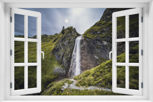 Fototapeta Naklejka Na Ścianę Okno 3D - View on Schleierwasserfall