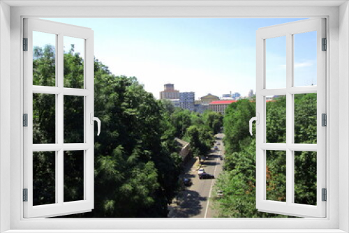 Fototapeta Naklejka Na Ścianę Okno 3D - Green city