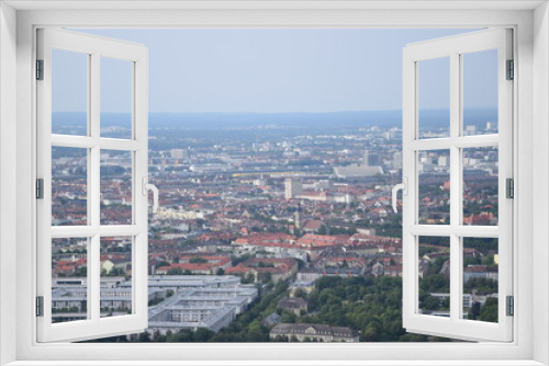 Fototapeta Naklejka Na Ścianę Okno 3D - Aussicht, München