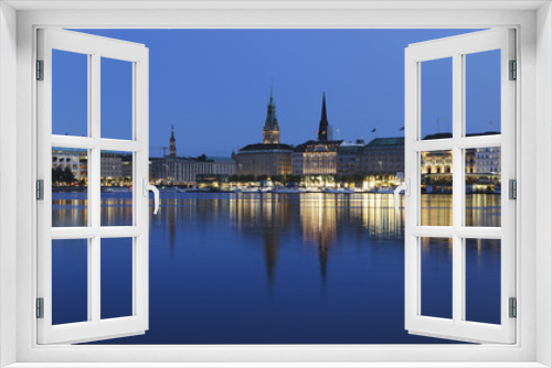 Fototapeta Naklejka Na Ścianę Okno 3D - Alster Panorama