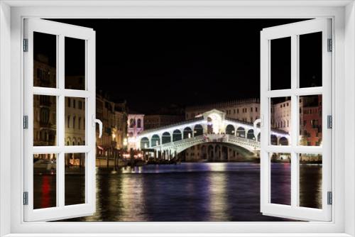 Fototapeta Naklejka Na Ścianę Okno 3D - Rialto bridge - Venice