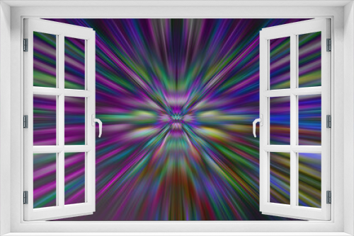 Fototapeta Naklejka Na Ścianę Okno 3D - Abstract psychedelic burst background image.