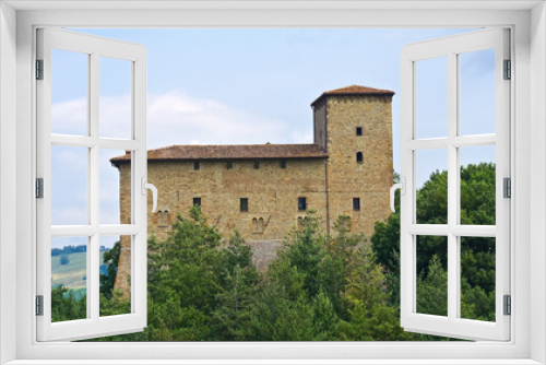 Fototapeta Naklejka Na Ścianę Okno 3D - Castle of Pellegrino Parmense. Emilia-Romagna. Italy.