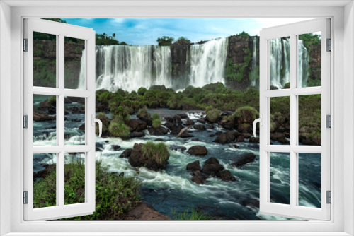 Fototapeta Naklejka Na Ścianę Okno 3D - iguazu waterfalls natural wonder of the world, unesco monument