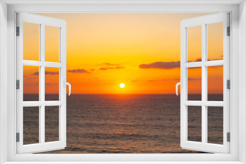 Fototapeta Naklejka Na Ścianę Okno 3D - Beautiful sunset. Portugal. Region Algarve. Continental Europe's most South-western point, Sagres, Algarve, Portugal