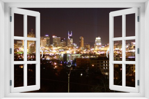 Fototapeta Naklejka Na Ścianę Okno 3D - Nashville Nights
