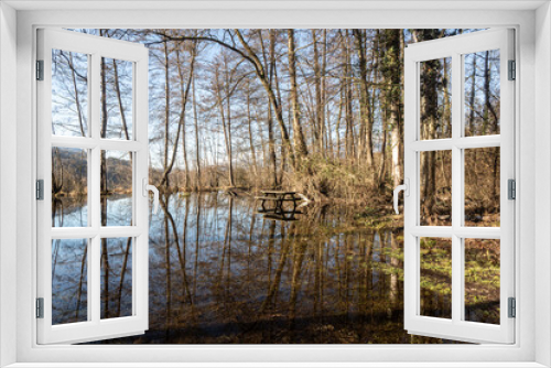 Fototapeta Naklejka Na Ścianę Okno 3D - Lac de Sainte Hélène - Savoie.