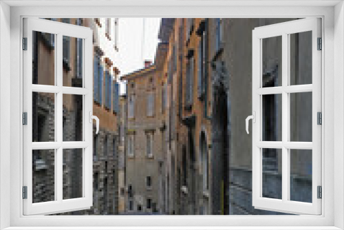 Fototapeta Naklejka Na Ścianę Okno 3D - Le strade di Bergamo Alta