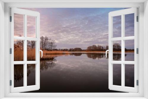 Fototapeta Naklejka Na Ścianę Okno 3D - Jezioro na Mazurach