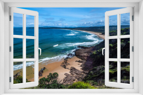 Fototapeta Naklejka Na Ścianę Okno 3D - Tura Beach Cliffs 