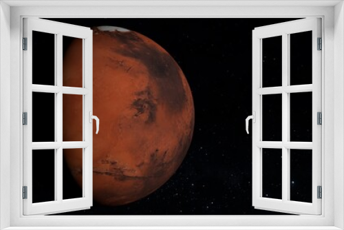 Fototapeta Naklejka Na Ścianę Okno 3D - Red planet Mars. Space exploration.