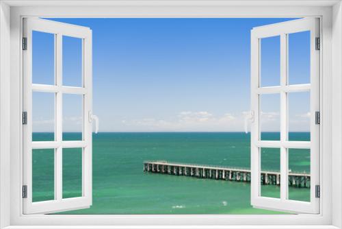 Fototapeta Naklejka Na Ścianę Okno 3D - Wooden Jetty