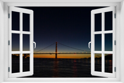 Fototapeta Naklejka Na Ścianę Okno 3D - San Francisco by night
