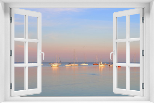 Fototapeta Naklejka Na Ścianę Okno 3D - Yachts in port
