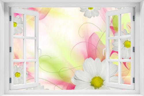 Fototapeta Naklejka Na Ścianę Okno 3D - Best Romantic Flower Background