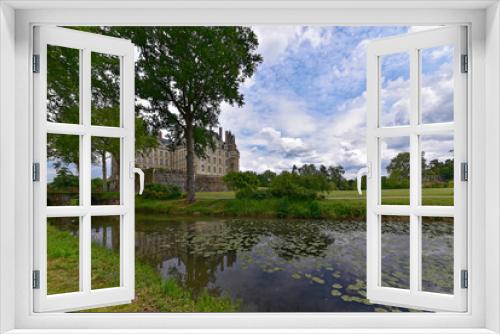 Fototapeta Naklejka Na Ścianę Okno 3D - Frankreich - Brissac-Quincé - Schloss Brissac - Parkanlage