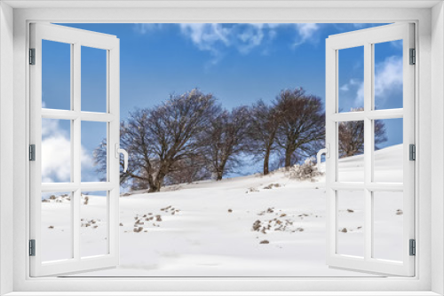 Fototapeta Naklejka Na Ścianę Okno 3D - Winter landascape