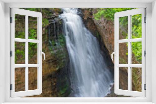 Fototapeta Naklejka Na Ścianę Okno 3D - Secluded Waterfall in the North Woods