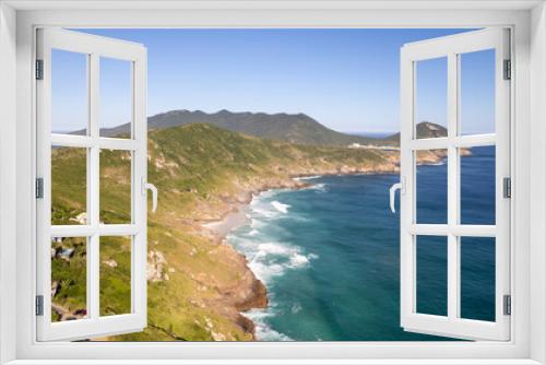 Fototapeta Naklejka Na Ścianę Okno 3D - view of the coast of the region sea coastline