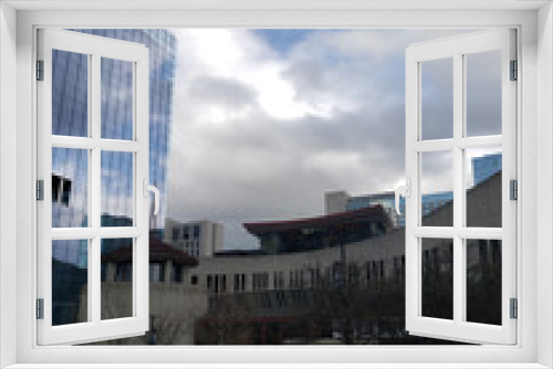 Fototapeta Naklejka Na Ścianę Okno 3D - Buildings of Downtown Nashville, Tennessee