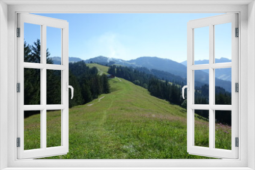 Fototapeta Naklejka Na Ścianę Okno 3D - Auf dem Alpwegkopf