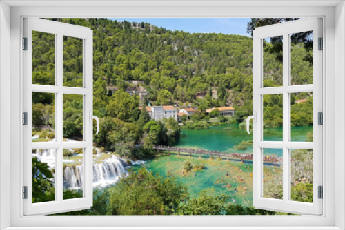 Fototapeta Naklejka Na Ścianę Okno 3D - Parc national de Krka, Croatie