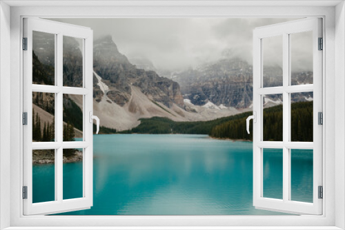 Fototapeta Naklejka Na Ścianę Okno 3D - Lake Moraine Canada 
