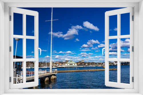 Fototapeta Naklejka Na Ścianę Okno 3D - port country, Dronningen, Frognerkilen, Oslo, Norway