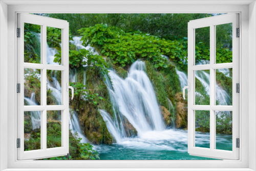 Fototapeta Naklejka Na Ścianę Okno 3D - Croatie Plitvice Plitvicka Lakes