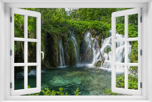 Fototapeta Naklejka Na Ścianę Okno 3D - Croatie Plitvice Plitvicka Lakes