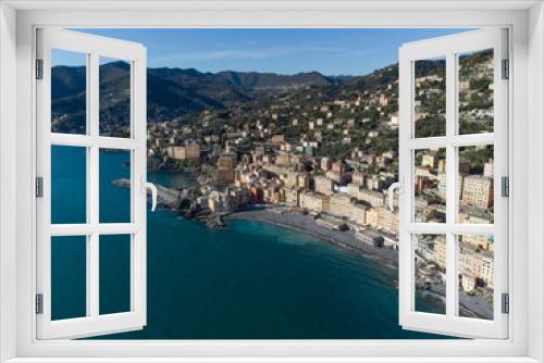 Fototapeta Naklejka Na Ścianę Okno 3D - fotografia aerea di Camogli e Portofino