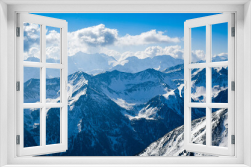 Fototapeta Naklejka Na Ścianę Okno 3D - Val di Sole Pejo 3000, Pejo Fonti ski resort, Stelvio National Park, Trentino, Alps Italy.