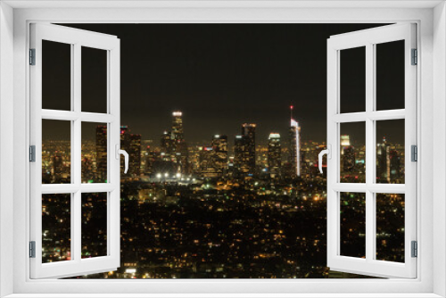 Fototapeta Naklejka Na Ścianę Okno 3D - Los Angeles Lights