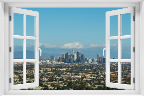 Fototapeta Naklejka Na Ścianę Okno 3D - Sunny Skyline Views