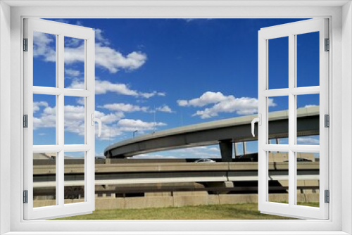 Fototapeta Naklejka Na Ścianę Okno 3D - Autobahnbrücken in den USA