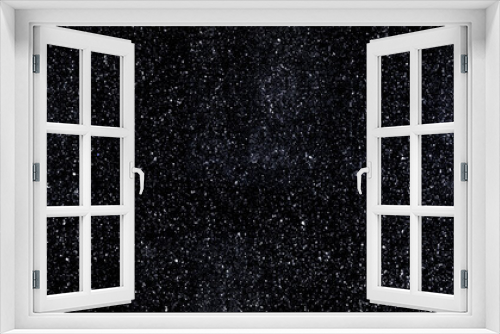 Fototapeta Naklejka Na Ścianę Okno 3D - Czarna grafika. Czarna textura z białymi akcentami i błękitami w świetle. Mroczne niebo. Ciemne mroczne niebo. Ciemna grafika. Niebo nocą